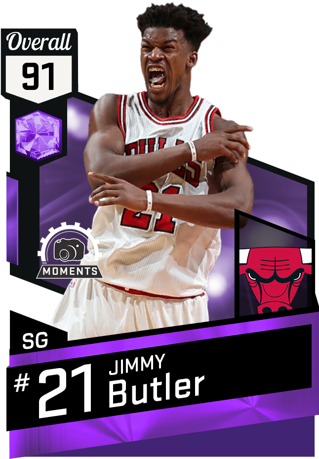 91 Ovr Jimmy Butler, 89 Ovr John Wall & 83 Ovr Jabari - Sean Kilpatrick Nba 2k17 (651x941), Png Download