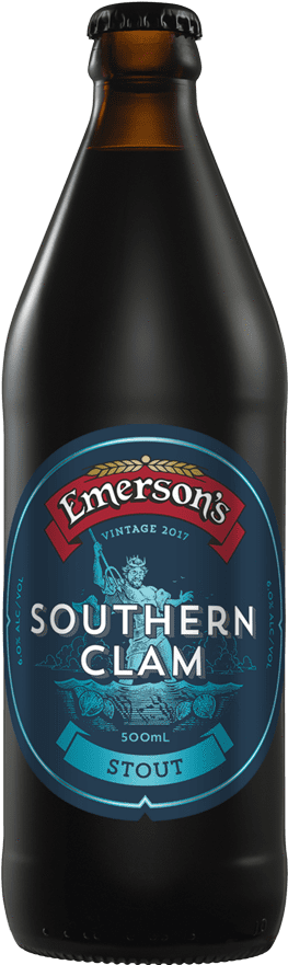 Emerson's Southern Clam Stout 500ml Bottle - Emerson's Southern Clam Stout (368x880), Png Download