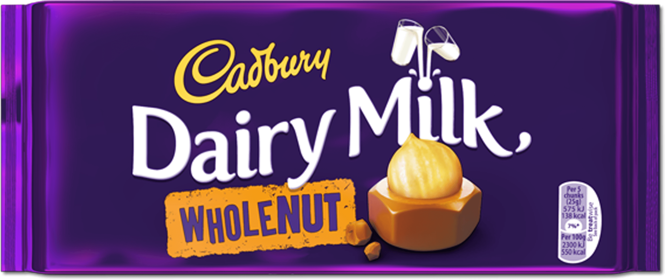 Cadbury Dairy Milk - Cadbury Whole Nut 200g (2560x2560), Png Download