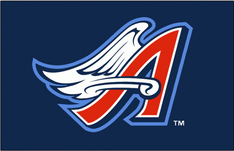 Anaheim Angels Logos Iron On Stickers And Peel-off - Anaheim Angels Old Logo (750x930), Png Download