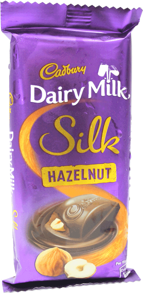 Cadbury Dairy Milk Silk Hazelnut 58g - Candy (1000x1000), Png Download