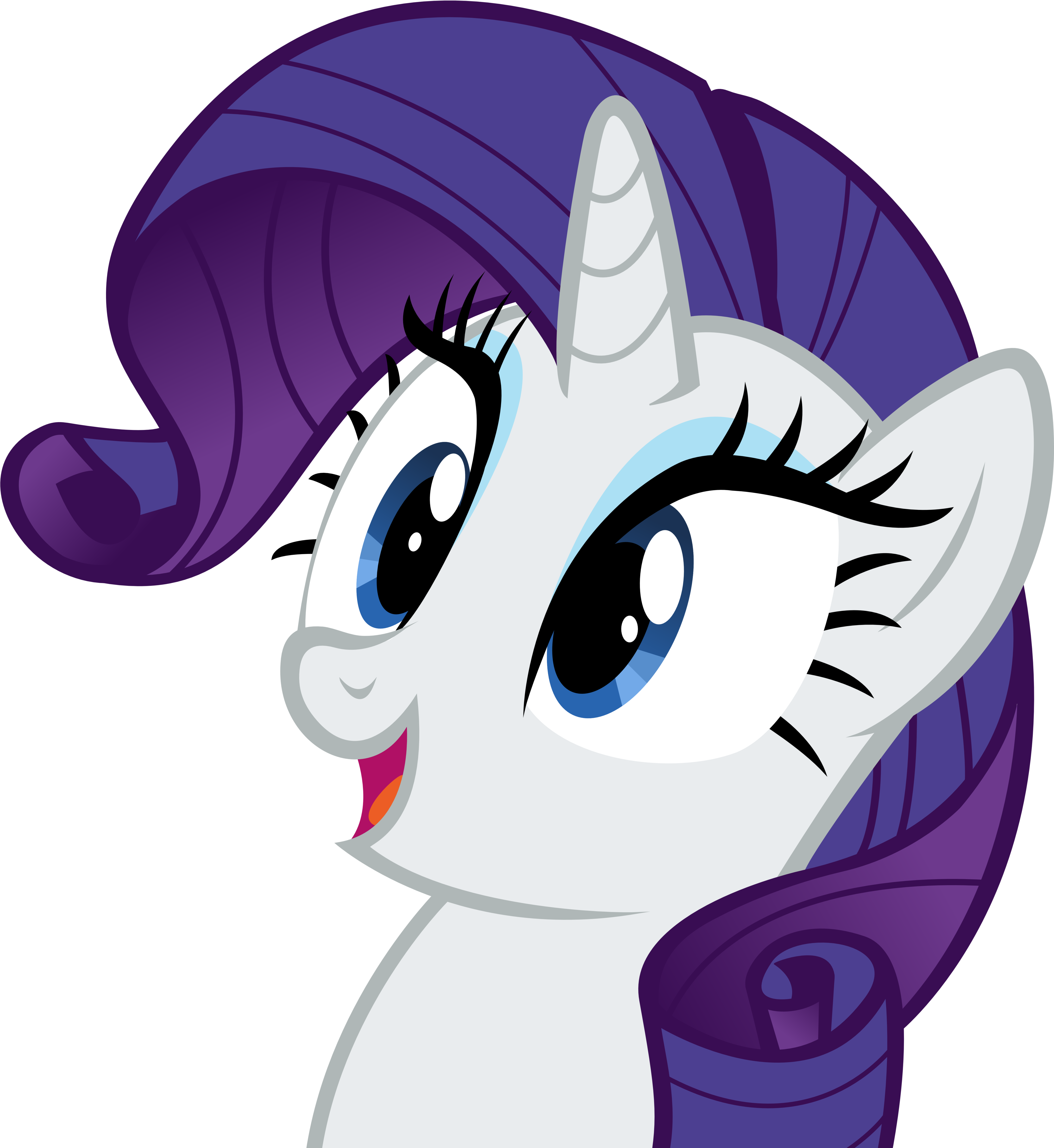 Rarity The Unicorn Images Rarity Vectors Hd Wallpaper - Little Pony Friendship Is Magic (4383x5000), Png Download