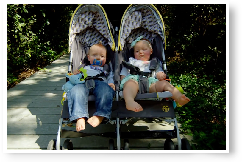 Riley And Rogue - Baby Carriage (848x570), Png Download