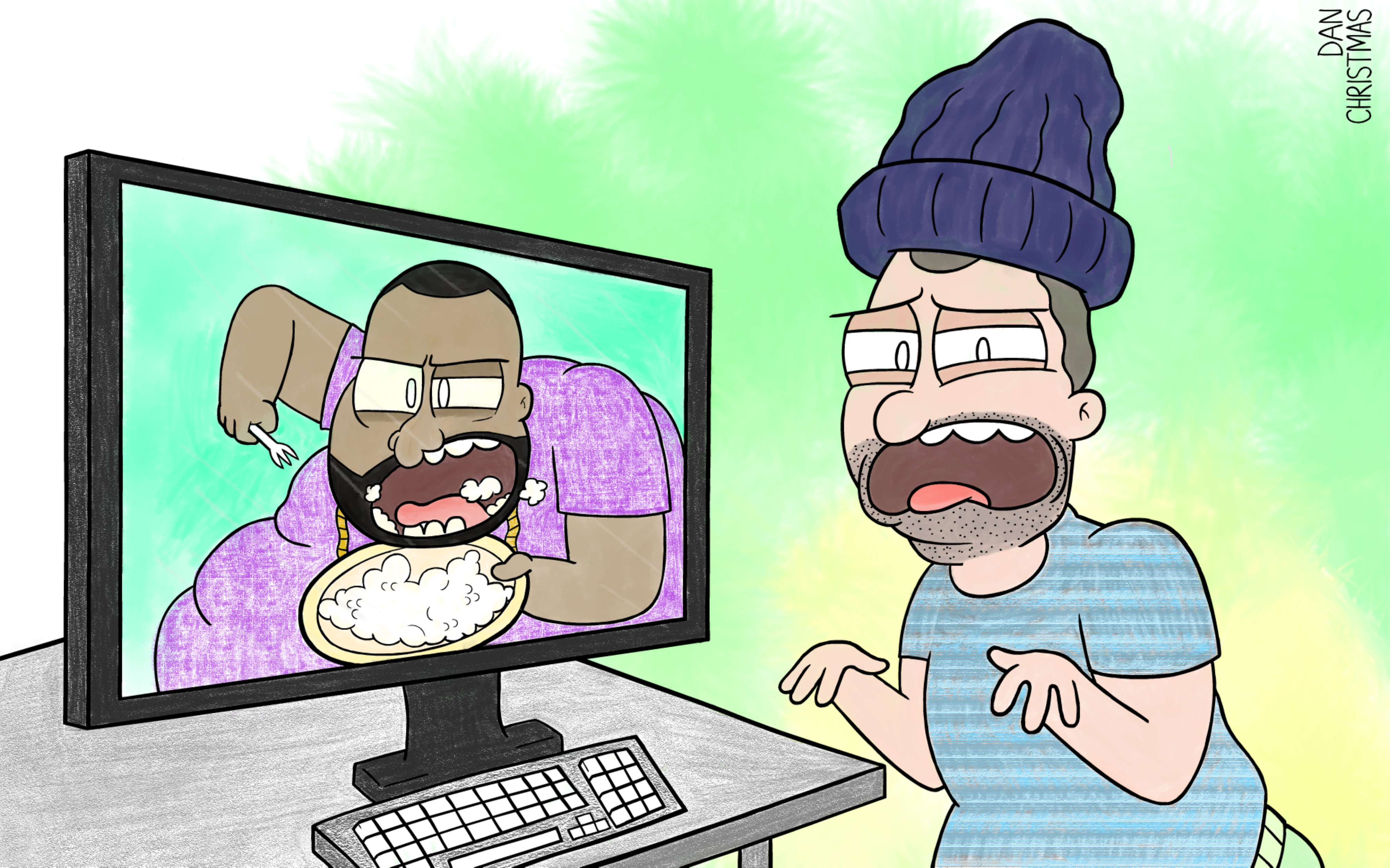 I Love Me Some H3h3 - Cartoon (4027x2515), Png Download