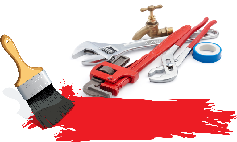 Electrical & Plumbing Works (768x461), Png Download