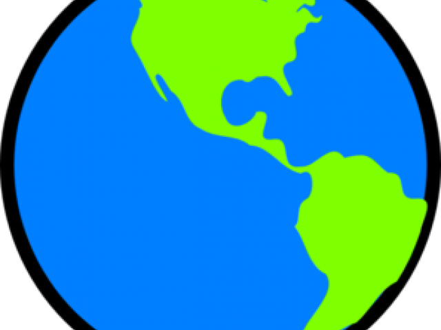 Globe Clipart Logo - World Globe United States (640x480), Png Download