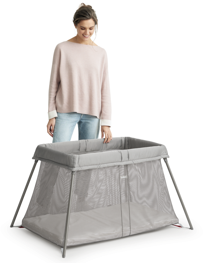 Babybjorn Travel Cot Easy Go Set Up - Babybjorn Travel Cot Easy Go (1200x893), Png Download