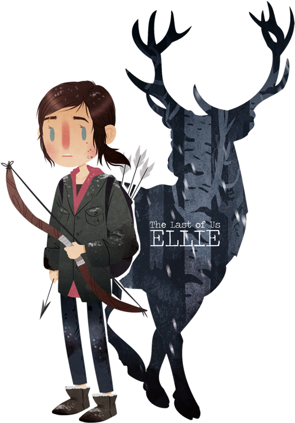 The Last Of Us - Deer (600x846), Png Download