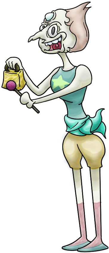 Fanartcursed Pearl Appreciation Fan Art - Cursed Pearl Steven Universe (381x849), Png Download