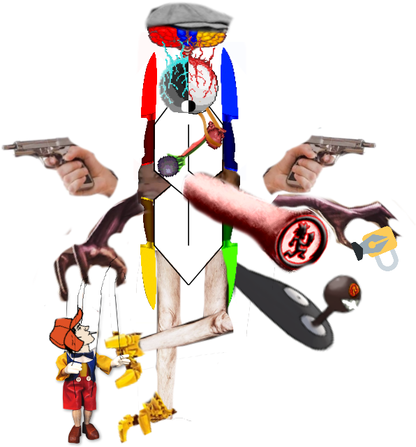 Grindcore The Unforgiven - Cartoon (700x700), Png Download