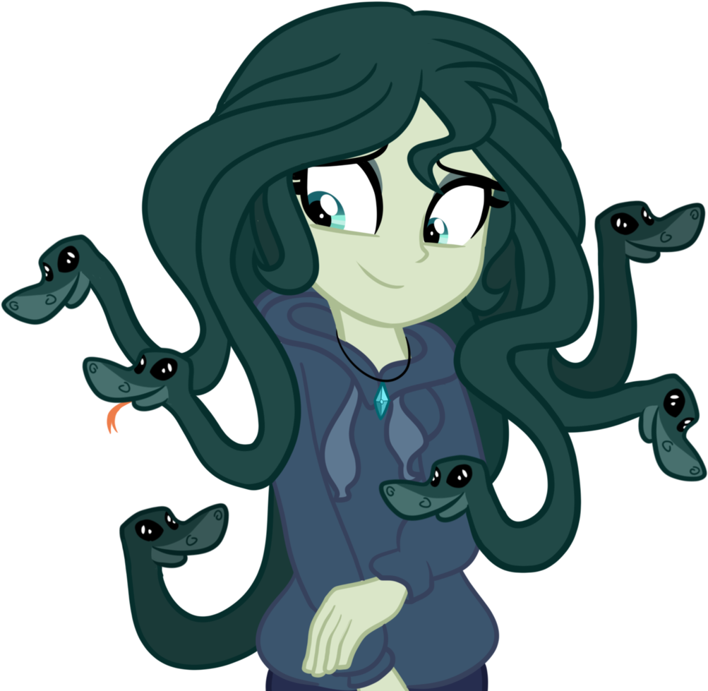 Medusa Clipart Transparent - My Little Pony Medusa (1092x1024), Png Download