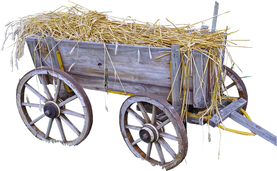 Hay Png - Wagon (960x593), Png Download