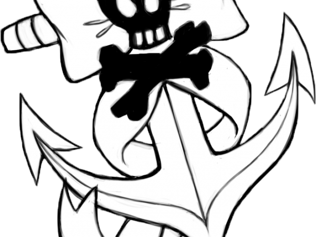 Andy Biersack Clipart Anime - Line Art (640x480), Png Download