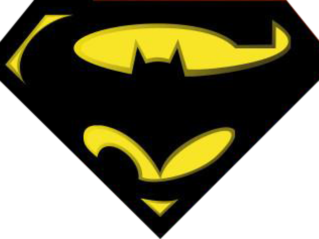 Superman Logo Clipart Bat Man - Batman Vs Superman Logo Hd (640x480), Png Download