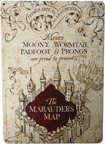 Marauders Map Iphone X (528x600), Png Download