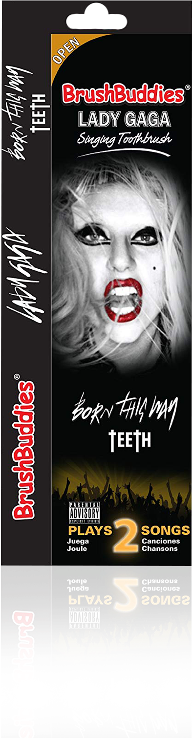 Load Image Into Gallery Viewer, Lady Gaga Singing Toothbrush - Lady Gaga Born This Way (1299x1680), Png Download