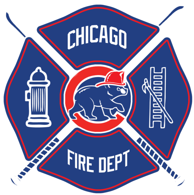 Chicago Fire Dept Cubs Baseball Shirt 3 By Mars1566 - Chicago Cubs (894x894), Png Download