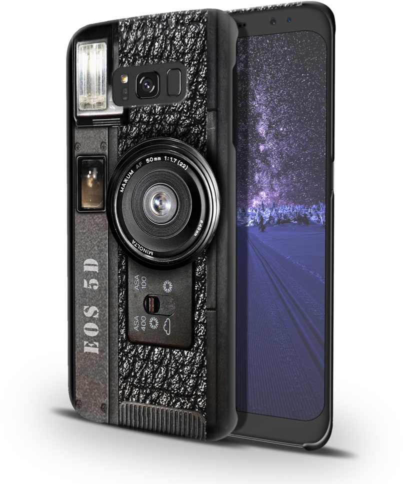 Vintage Camera Cover Case For Samsung Galaxy S8 - Feature Phone (1024x1024), Png Download