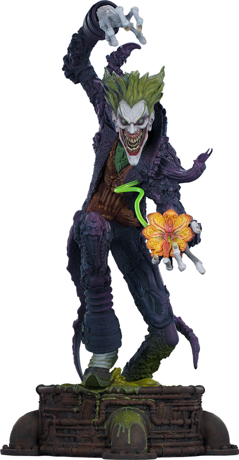 Sideshow Collectibles The Joker Statue - Action Figure (480x925), Png Download