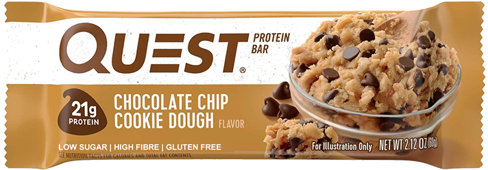 Chocolate Chip Cookie Dough - Quest Chocolate Chip Cookie Dough (1111x736), Png Download