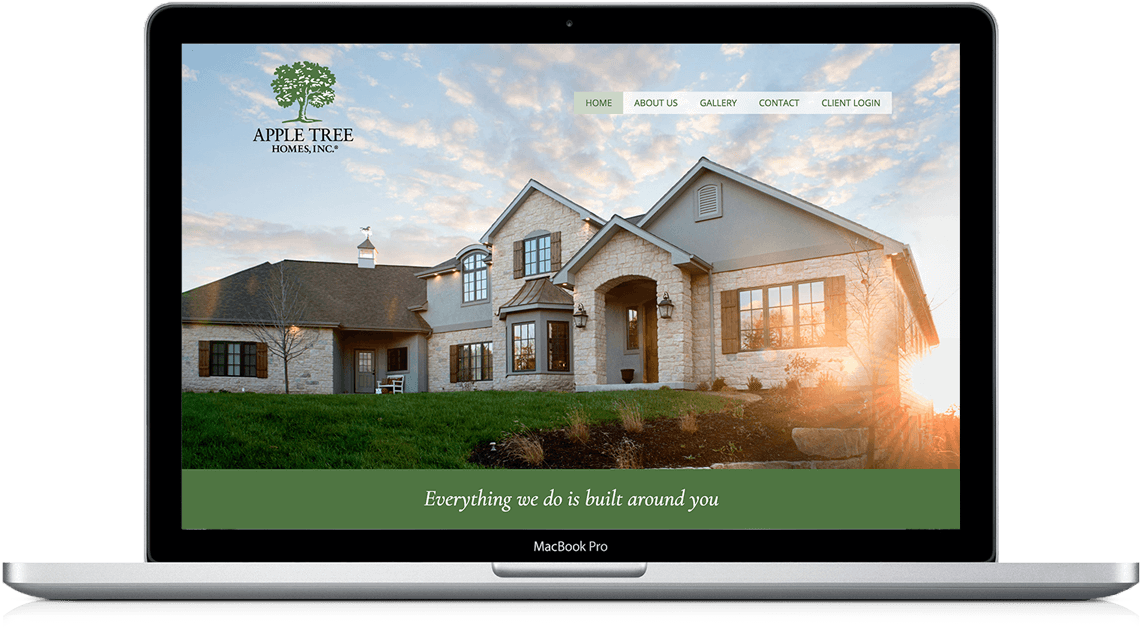 Apple Tree Homes Website - House (1200x645), Png Download