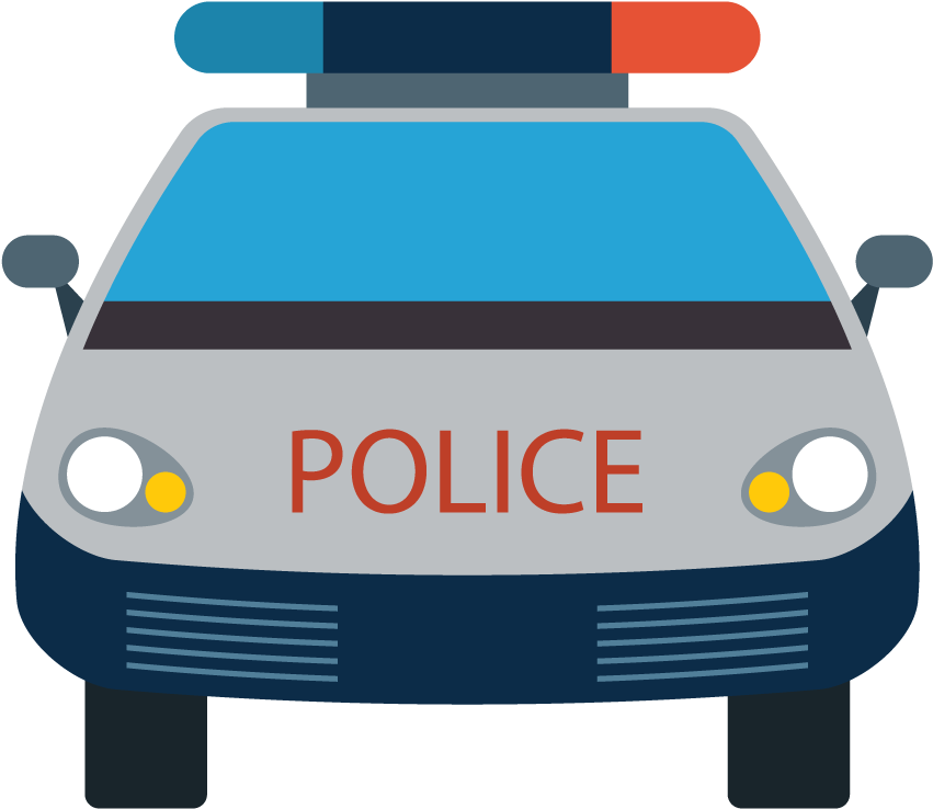Clip Free Blue Car Transprent Png Free Download Product - Police Car (1010x1010), Png Download