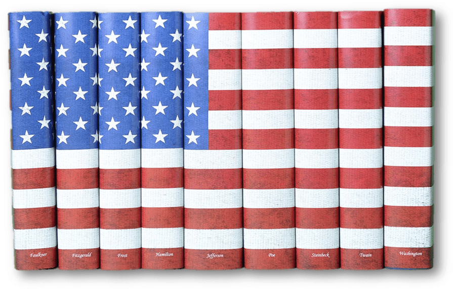 The Tragedy Of American Fiction By Prof - American British Flag Black And White (904x890), Png Download