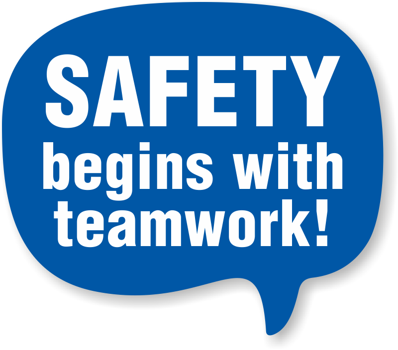 Safety Begins With Teamwork Hard Hat Decals - Yorkshire Carnegie (800x704), Png Download