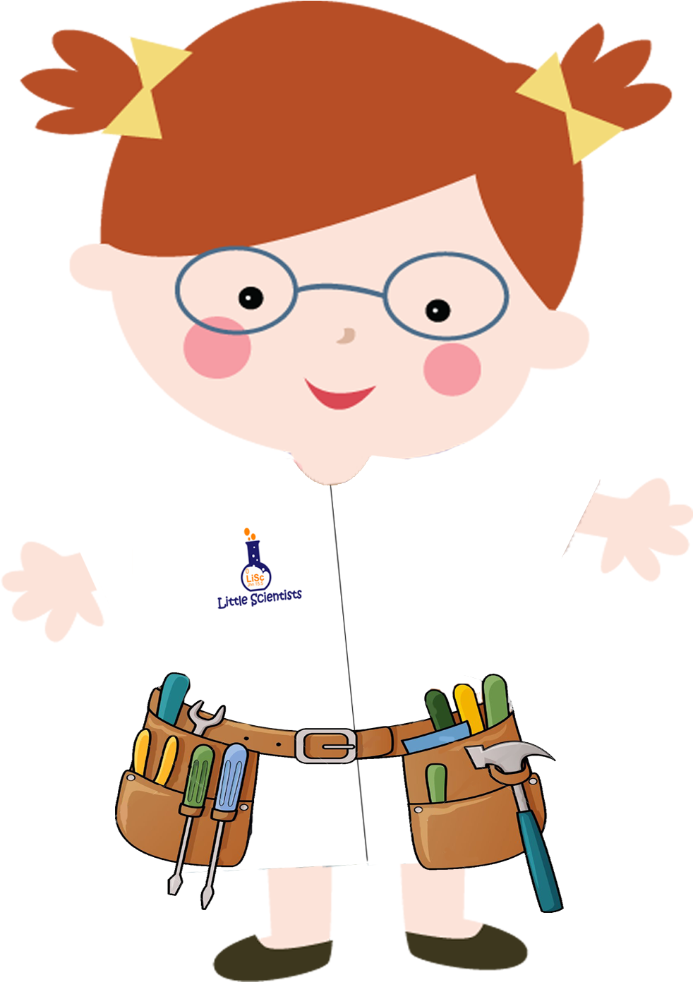 Scientist Clipart Sceince - Child (1258x1544), Png Download