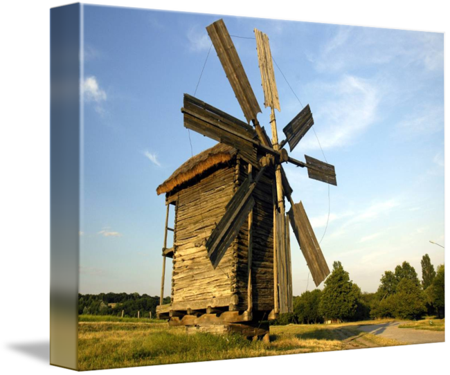Old By Andrey Zinchenko - Windmill (650x542), Png Download