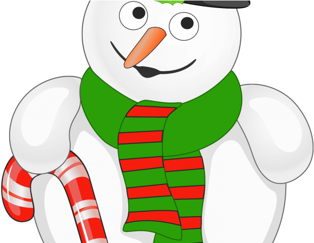 Snowman Clipart Sport - Christmas Cute Transparent Snowman (640x480), Png Download