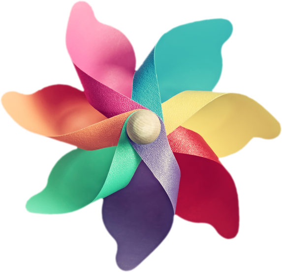 Windmill - Artificial Flower (573x551), Png Download