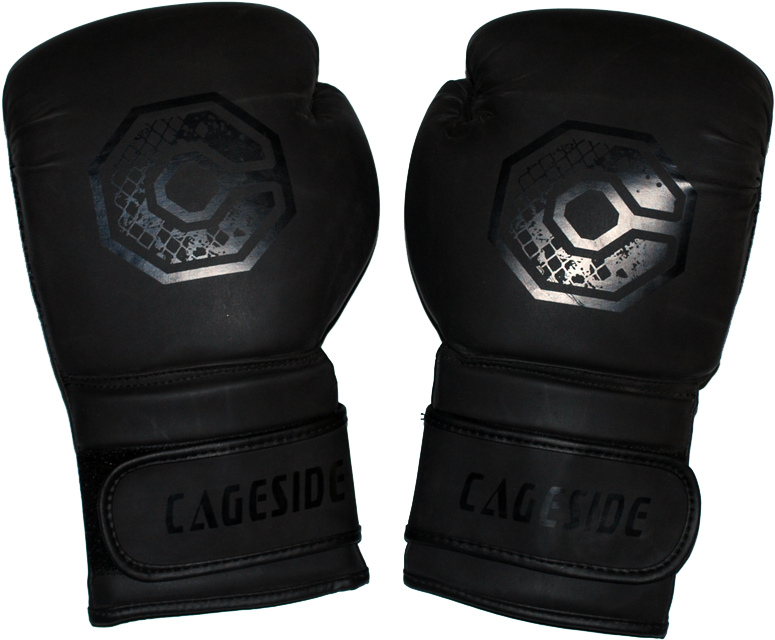 Cageside "steel Carbon" Boxing Gloves With - Amateur Boxing (800x677), Png Download