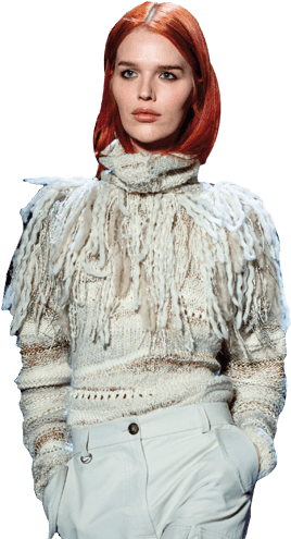 At - Fashion Model (693x509), Png Download