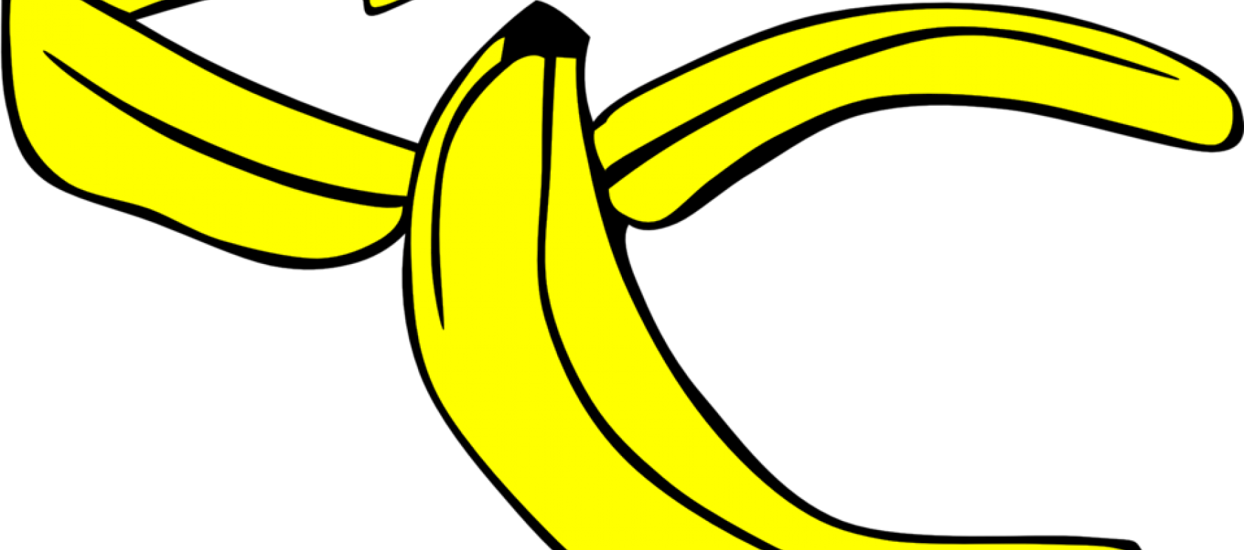 Banana Peel (1800x796), Png Download