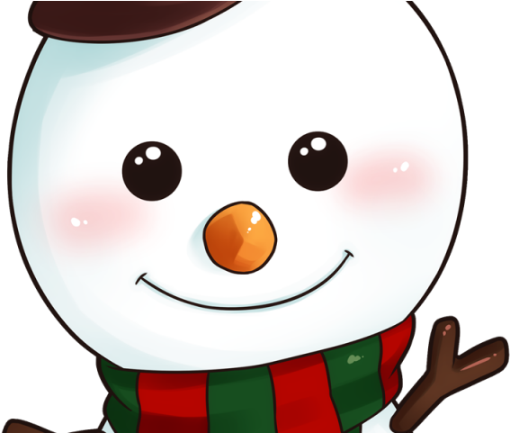 Snowman Clipart Arm - Cute Christmas Snowman Animated (640x480), Png Download