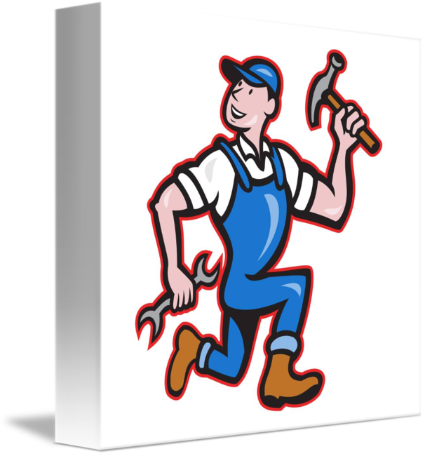 606 X 650 0 - Handyman (606x650), Png Download