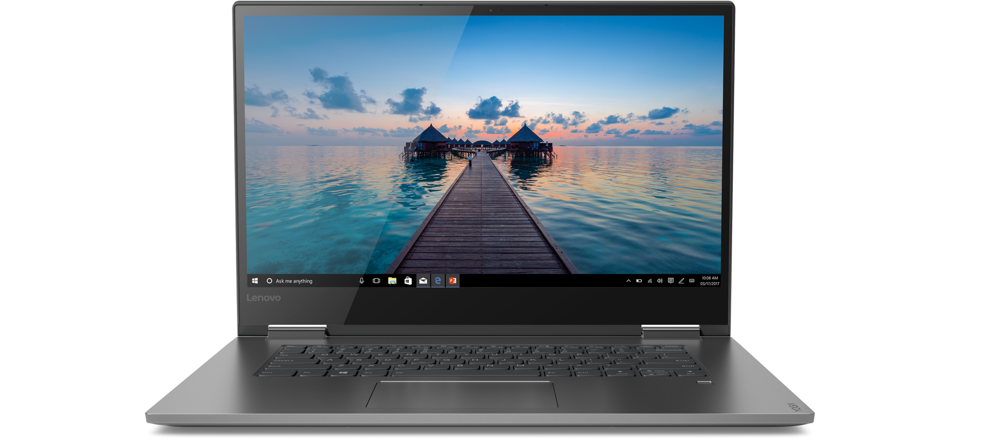 Up To Uhd Display On 15 Inch Lenovo Yoga 730 2018 02 - Lenovo Yoga 730 15ikb (2000x1126), Png Download