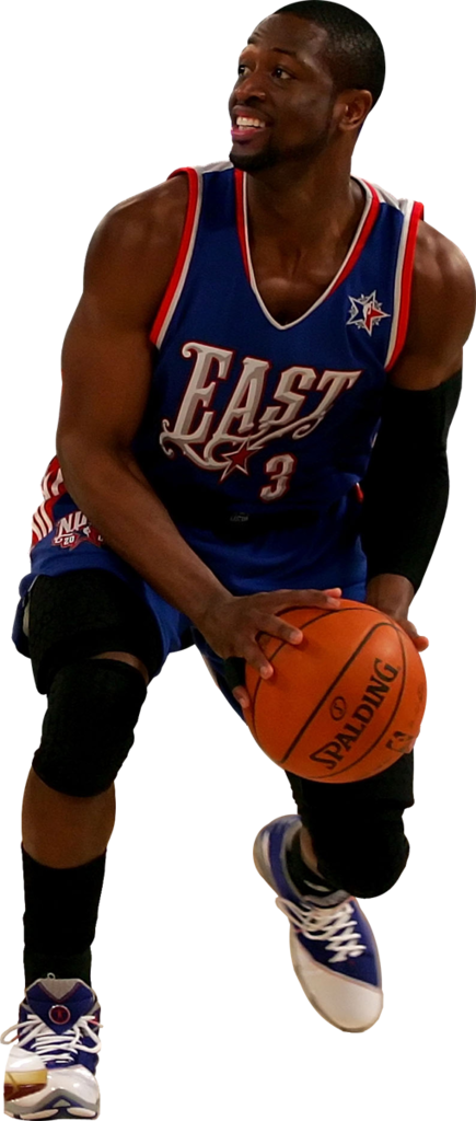 Dwyane Wade Photo Psd 1248160580 Zpsip7gbca6 - Dribble Basketball (435x1024), Png Download