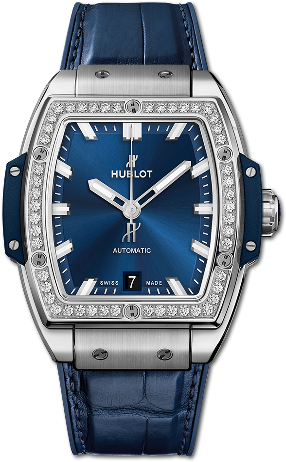 Spirit Of Big Bang Titanium Blue Diamonds - Spirit Of Big Bang 39mm (1000x1000), Png Download