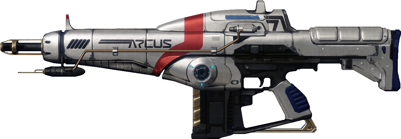 Arcus Regime - Destiny Weapons Models (1400x520), Png Download