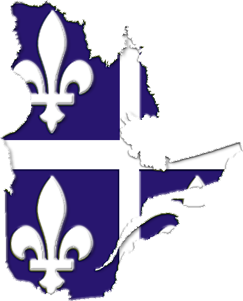 Qc Kila - Quebec Flag (548x635), Png Download