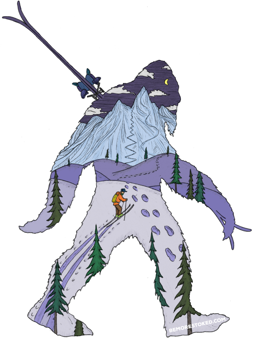 Yeti-shirt Printfile Front - Yeti T Shirt (1000x1333), Png Download