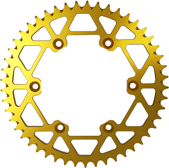 Rip It Performance Rear Alloy Sprocket 49 Teeth- Gold - Motorbike Sprocket (600x600), Png Download