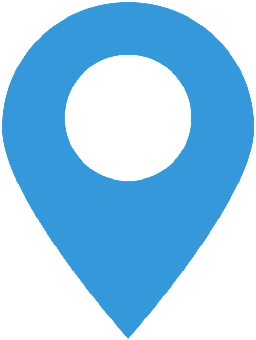 Icon, Contact, Flat, Web, Business, Symbol - Icon Location Blue Png (720x720), Png Download