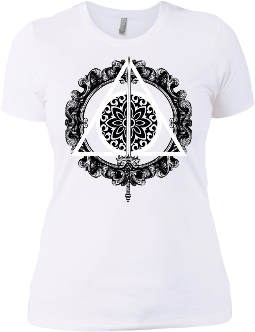 Harry Potter Deathly Hallow T-shirts - Футболка С Картинкой (1155x1155), Png Download