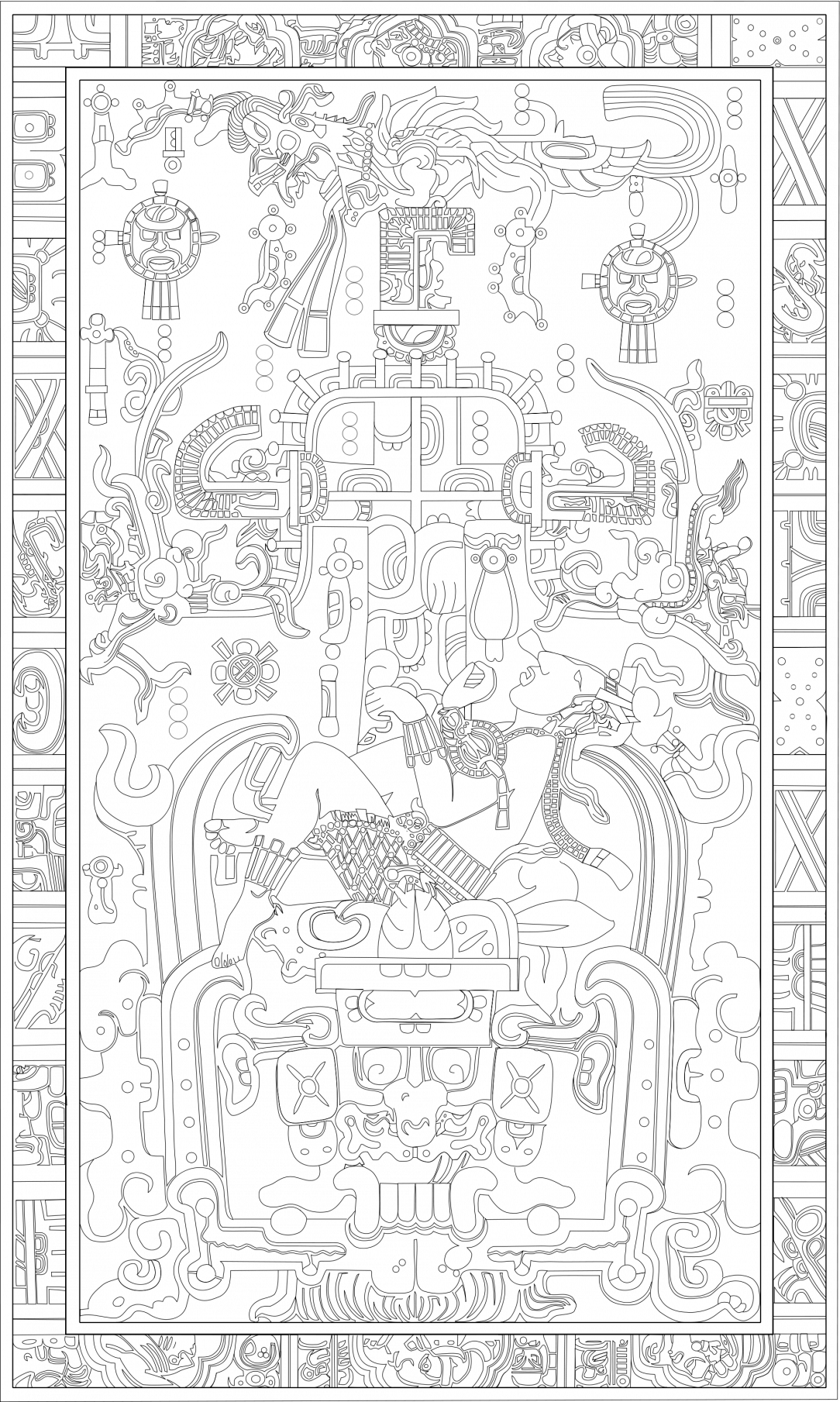 Large Size Of How To Draw Spongebob Patrick And Squidward - Mayan Rocket Man (1084x1809), Png Download