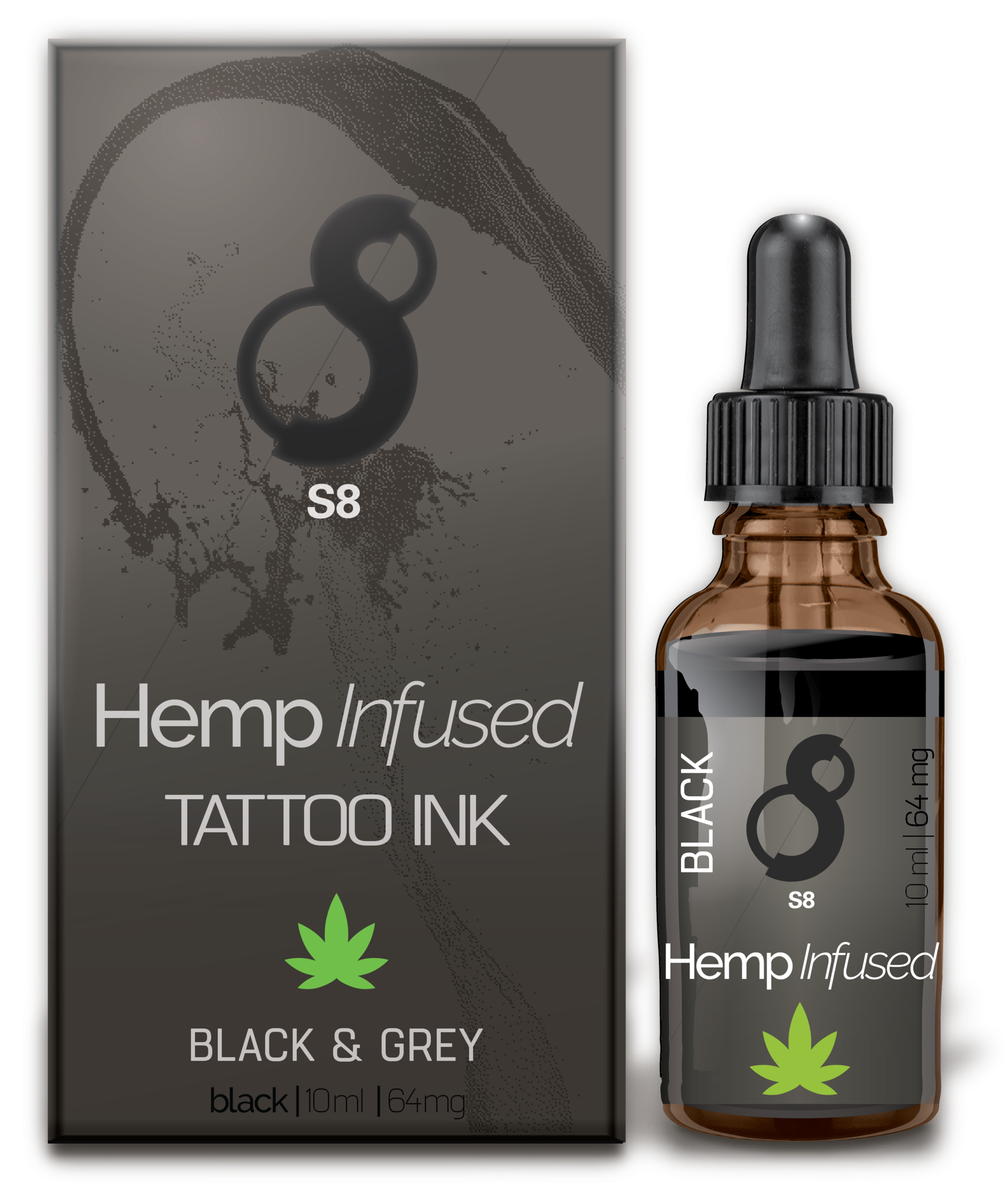 S8 Hemp Infused Tattoo Ink (2048x2540), Png Download