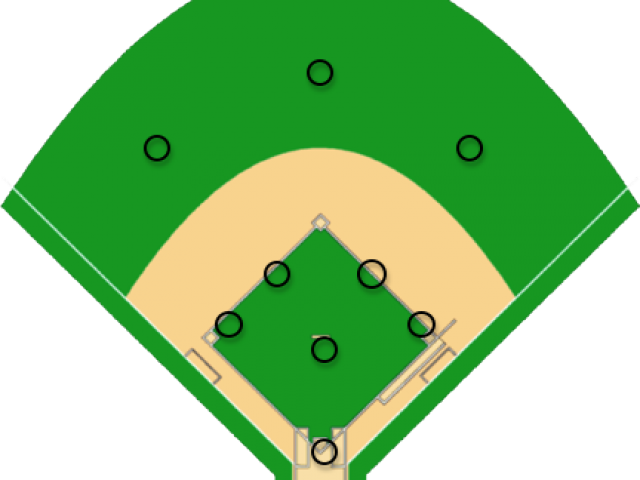 Diamonds Clipart Baseball Field - Clipart Baseball Field (640x480), Png Download