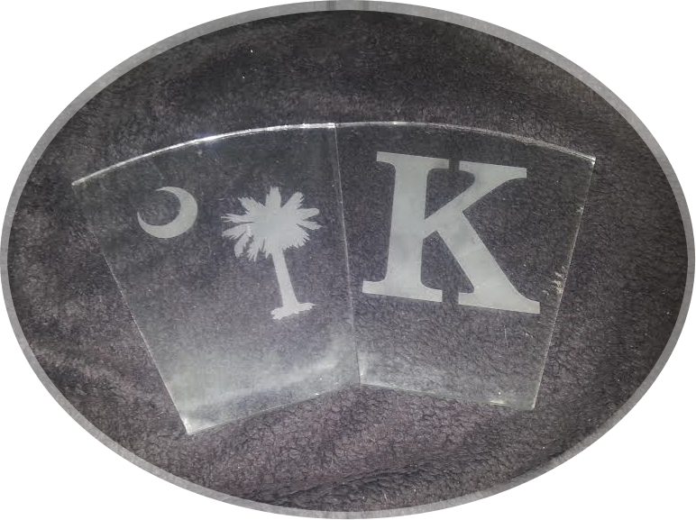 All Sand Etching Is Done By Hand Which Gives The Piece - Circle (772x577), Png Download